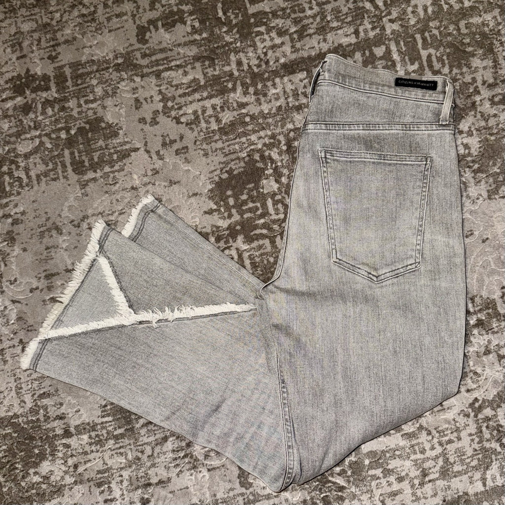 Citizens Of Humanity Drew Frey High Rise Crop Flare Jeans Womens 30 x 25